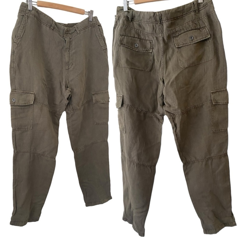 Bella Dahl Olive Army Green Utility/Cargo Pants​​​​​​​